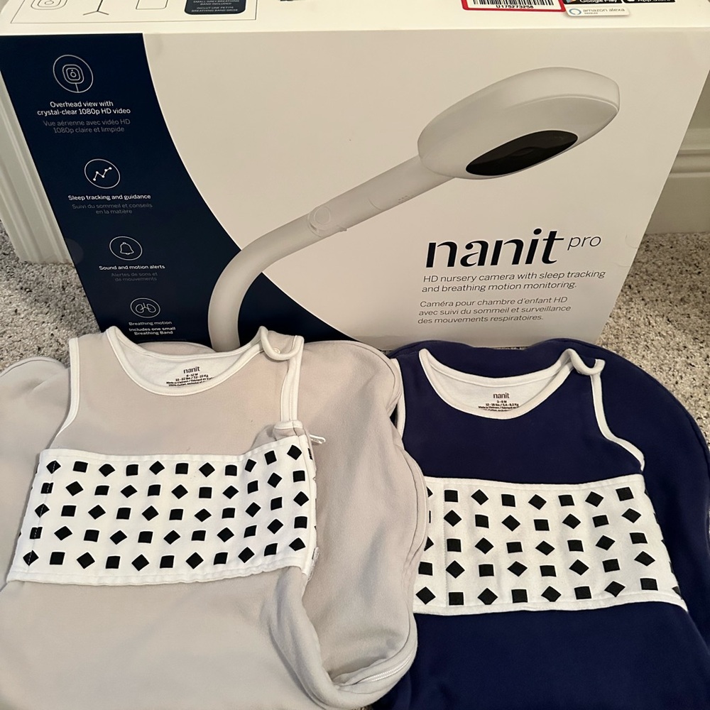 Nanit Pro baby camera with sleep tracking and breathing motion monitoring